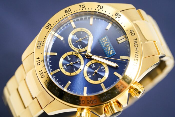 Hugo Boss Men's Watch Chronograph Ikon Yellow Gold - HB1513340 - Image 2
